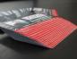 Carduri din PVC albe, personalizate LED UV